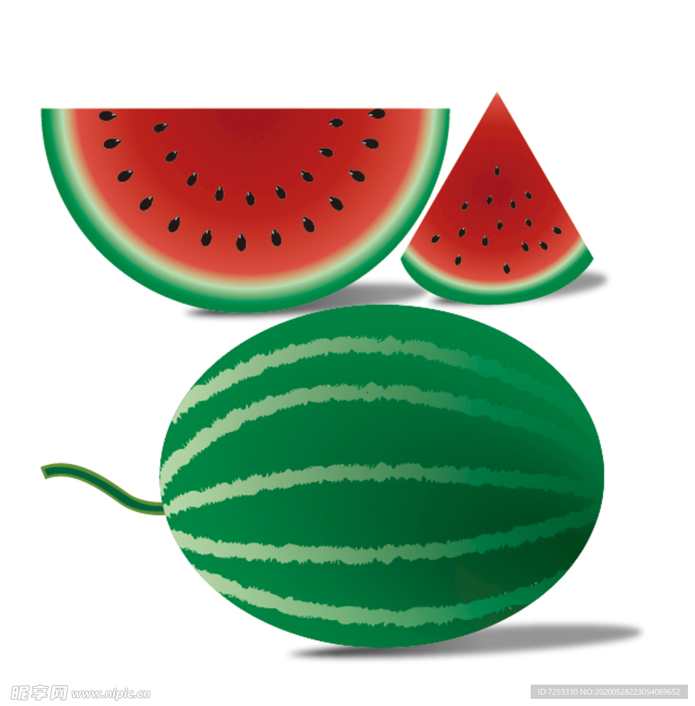 西瓜矢量文件