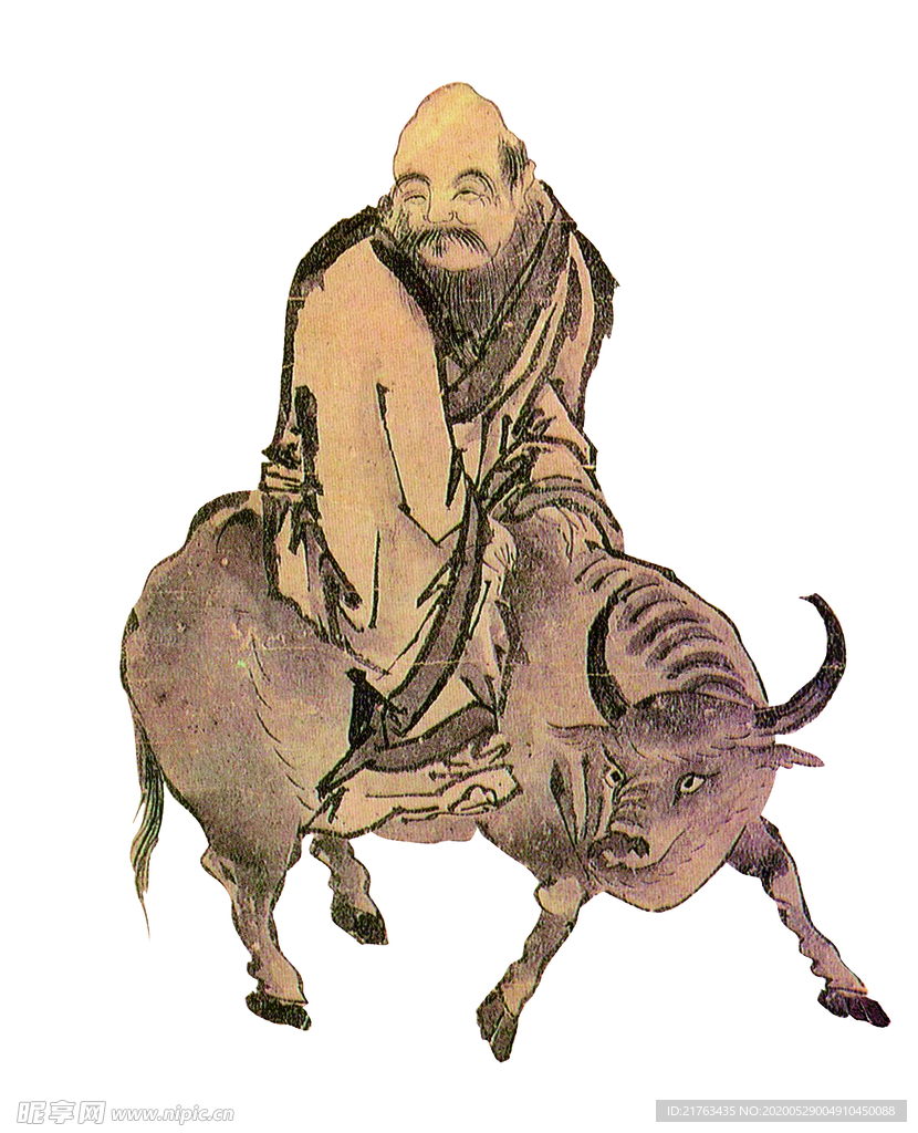 老子骑牛图