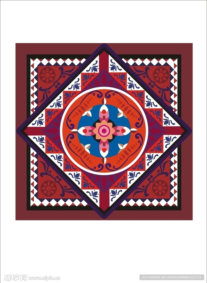 传统民族风纹样