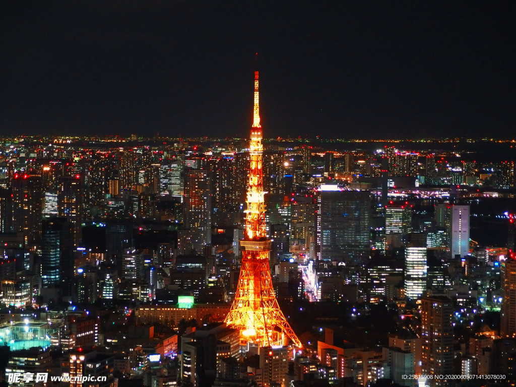 日本东京建筑风景图片