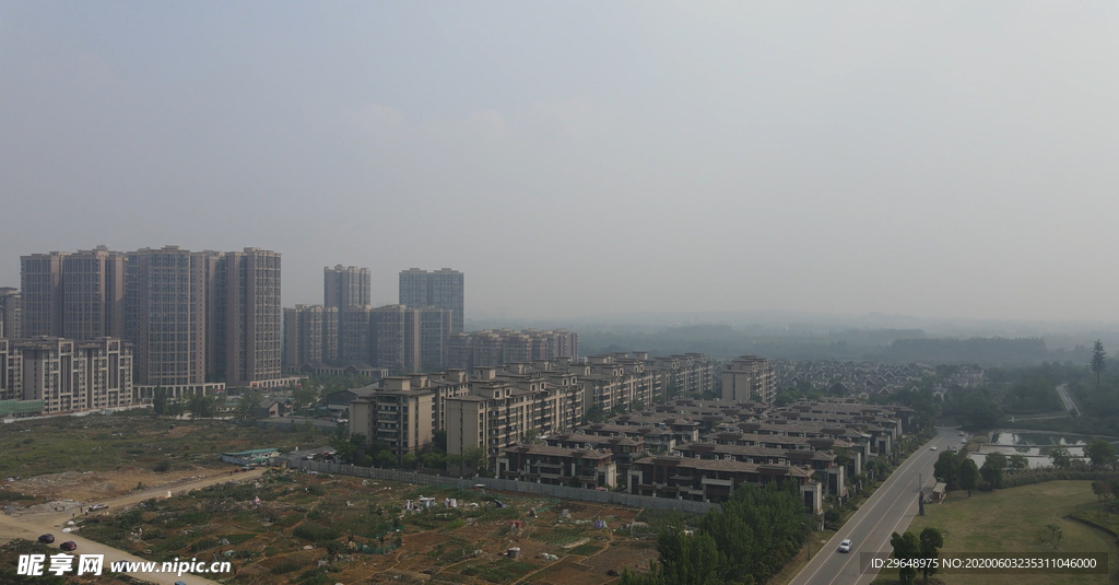 交通车流 延时 大型十字路口