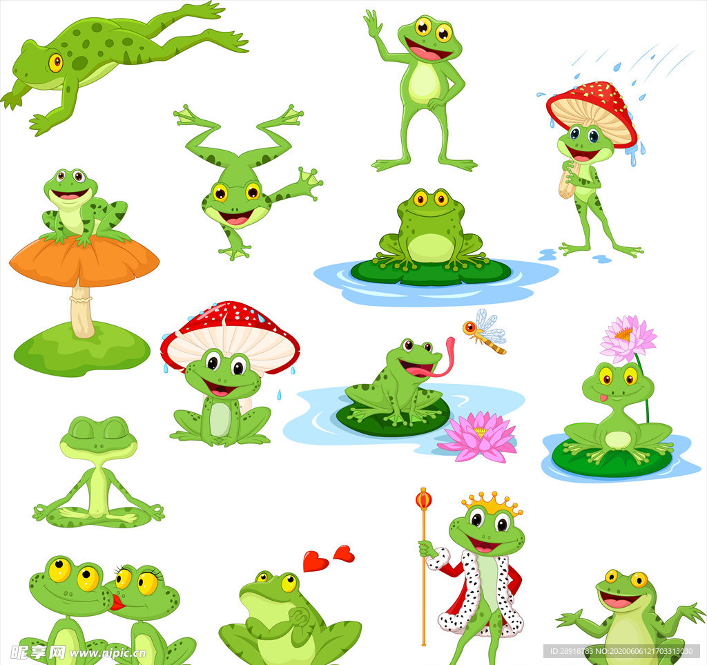 卡通青蛙