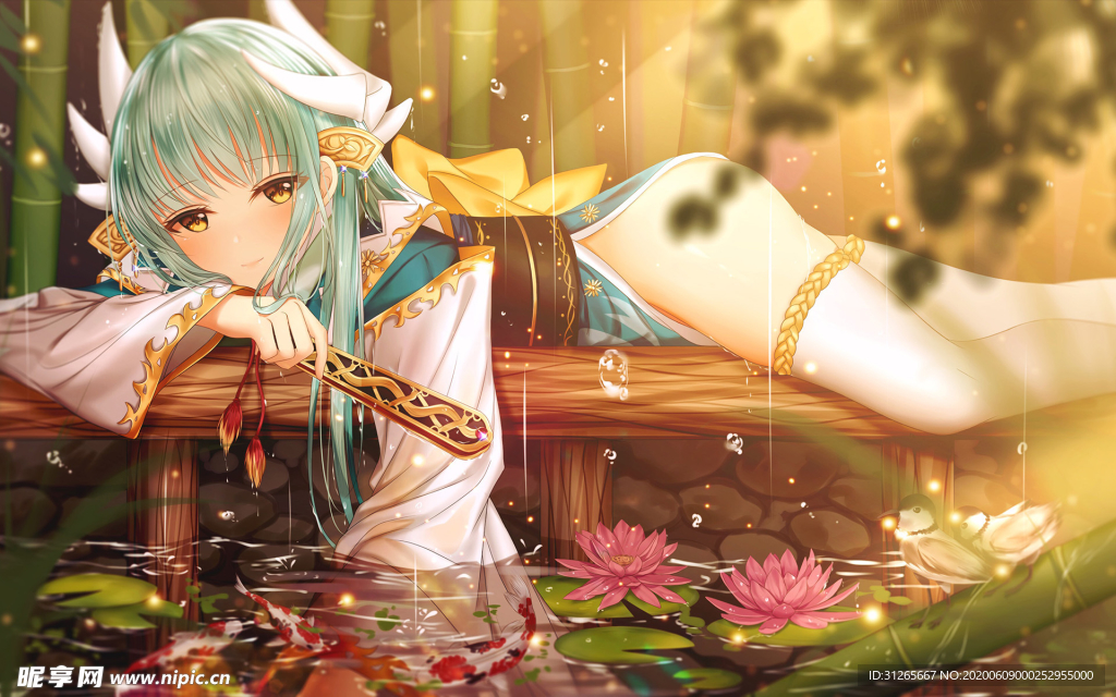 命运冠位指定fgo清姬同人插画