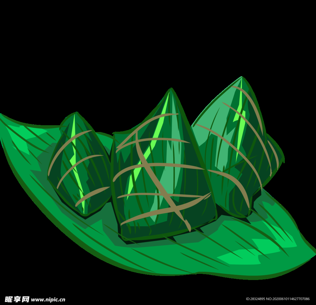 粽子端午节糯米粽子屈原卡通粽子