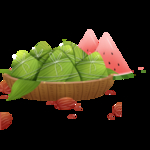 端午节美食粽子设计