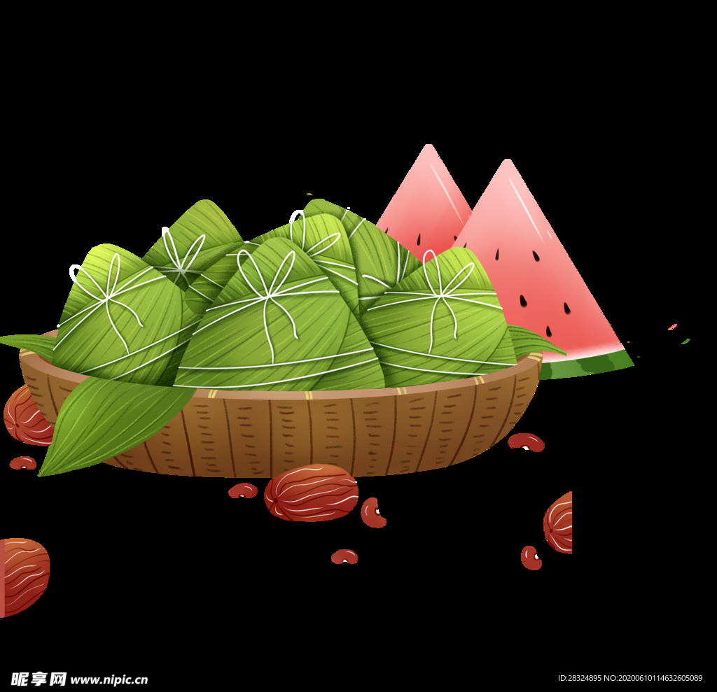 端午节美食粽子设计