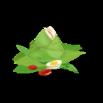 端午节美味粽子设计元素