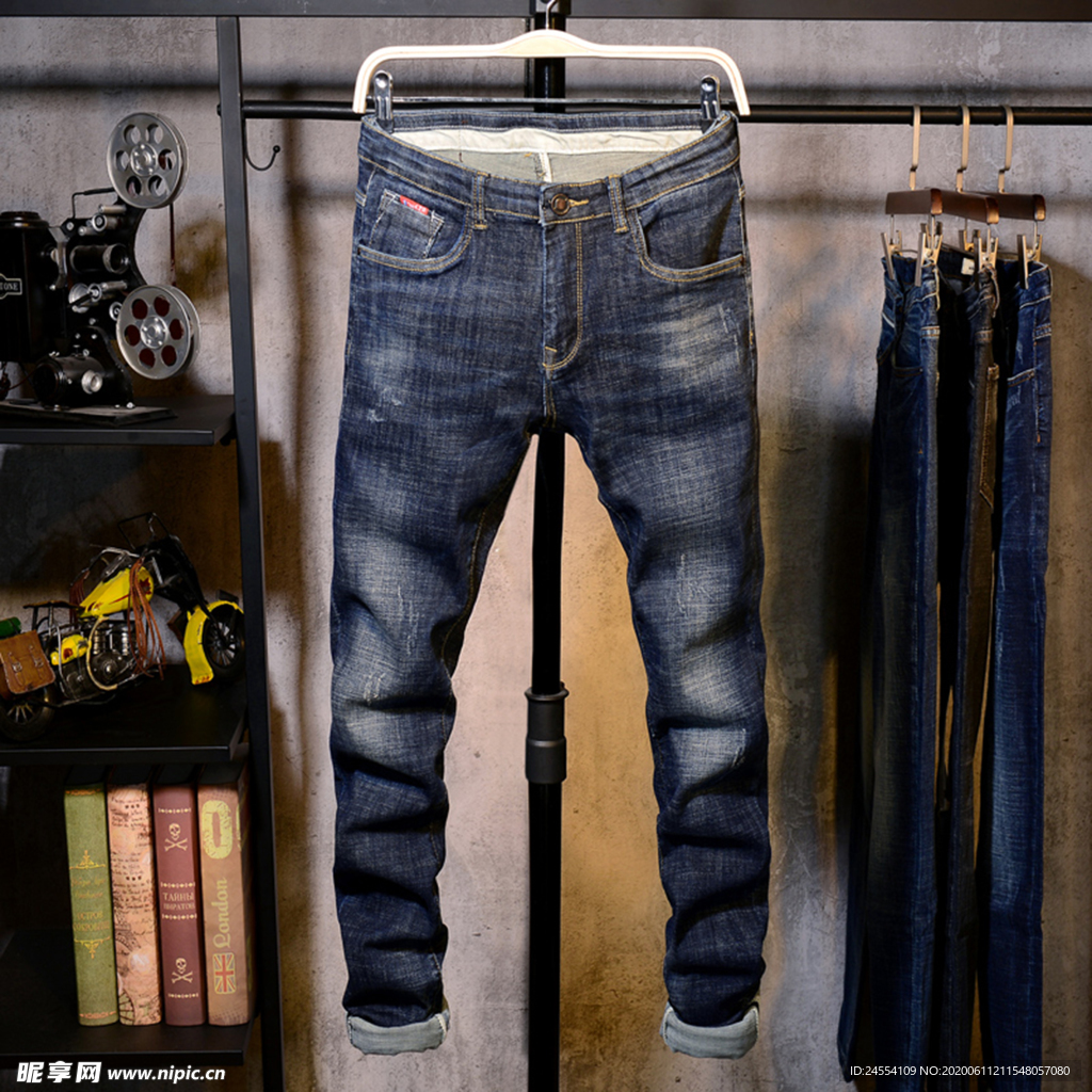 牛仔裤  小脚裤 秋季详情页