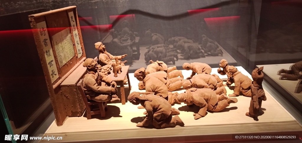 传统节日过年民俗雕塑