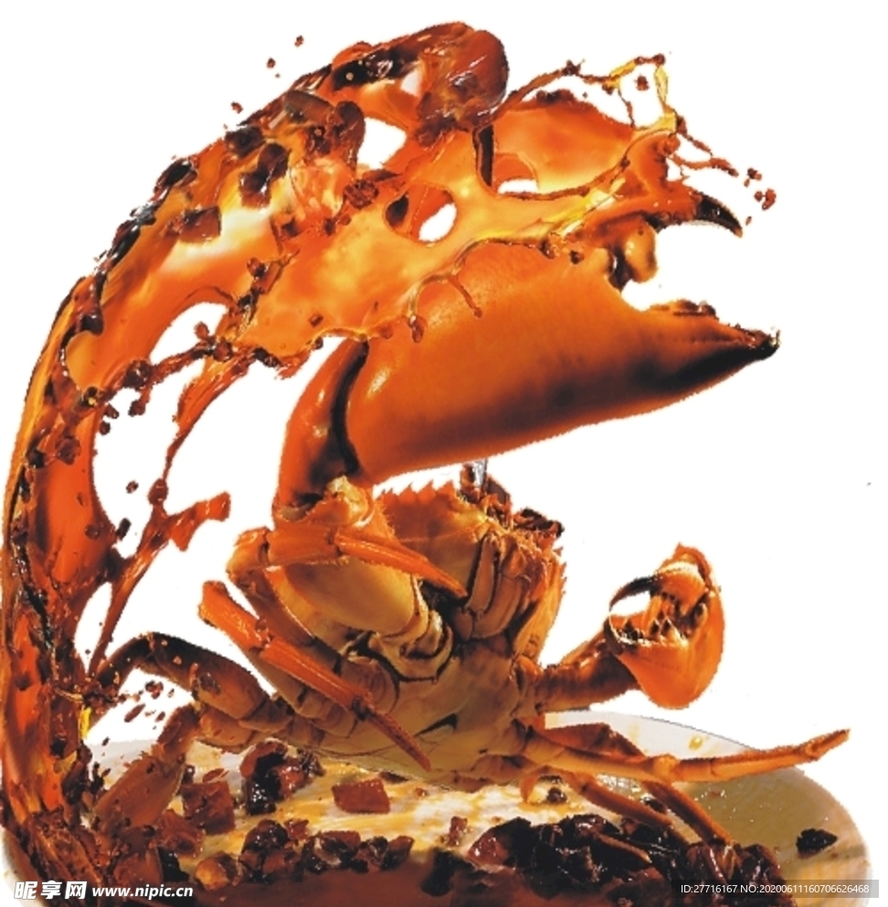 螃蟹广告素材