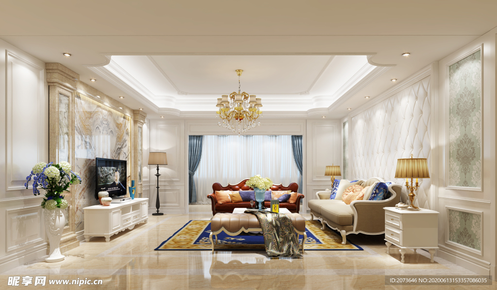 欧式客厅装修设计