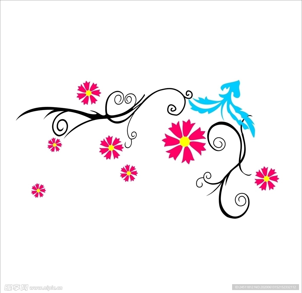 电视背景墙 单 花藤  硅藻泥