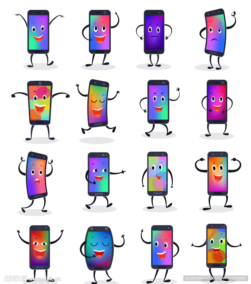炫彩卡通手机