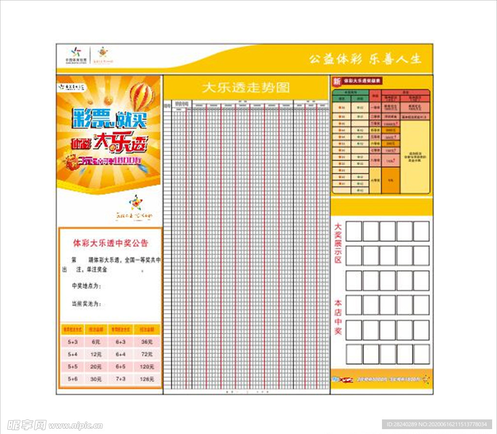 体彩大乐透走势图