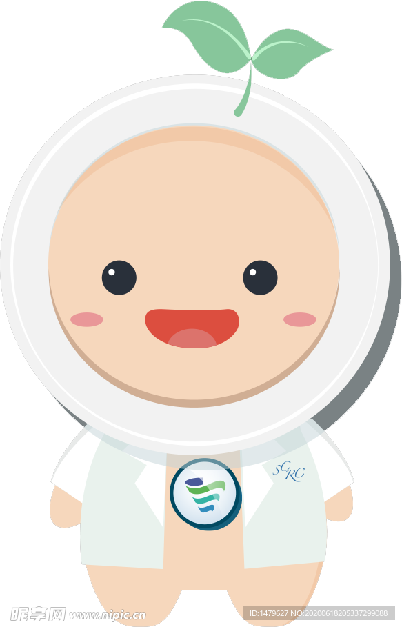 国药吉祥物 PNG文件 透明背