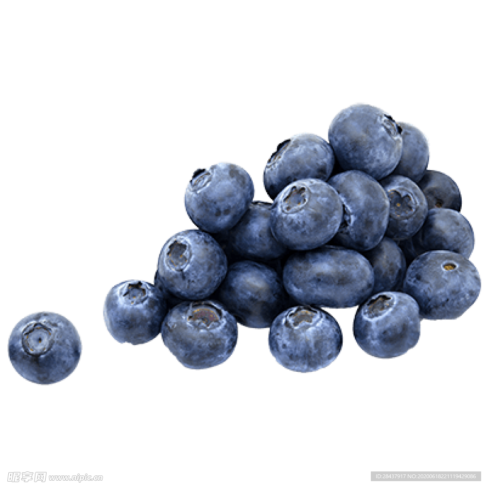 蓝莓png素材