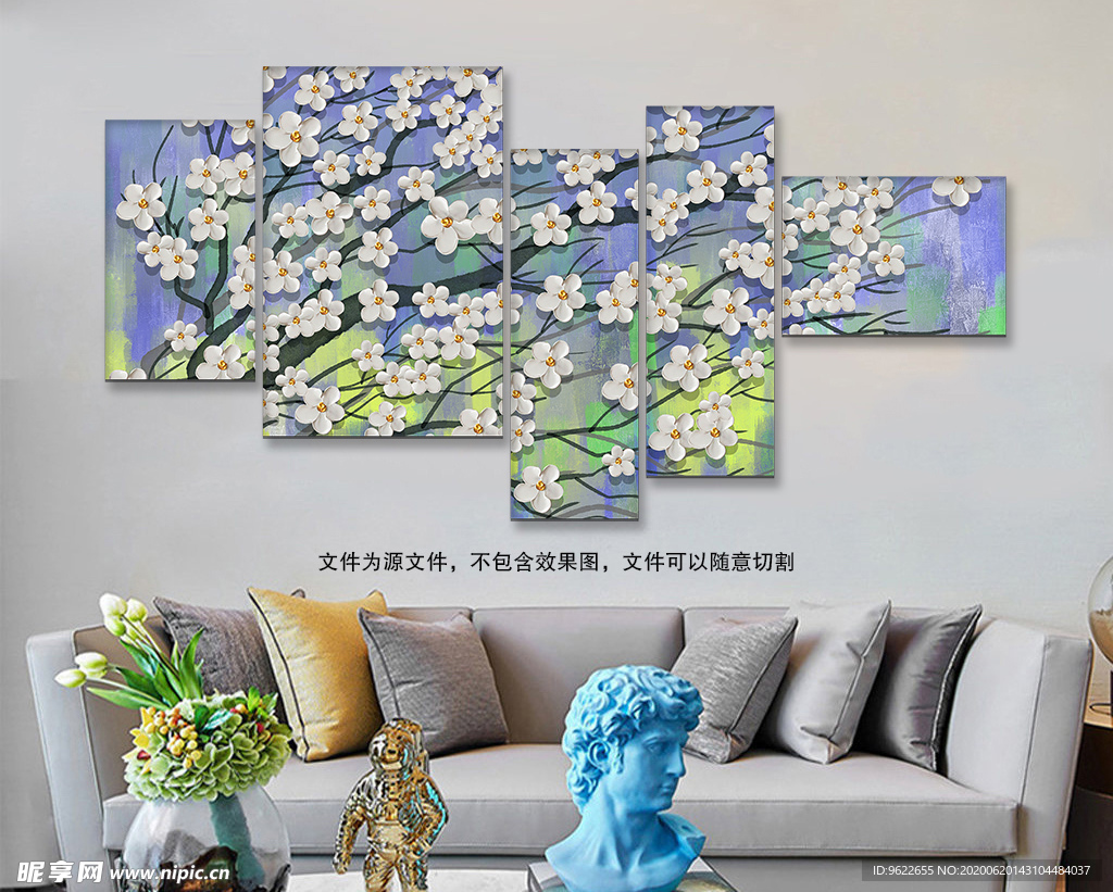 欧式发财树油画装饰画