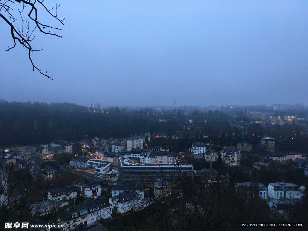 卢森堡城堡古堡建筑图片