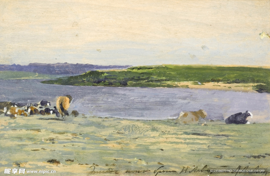 列维坦风景油画