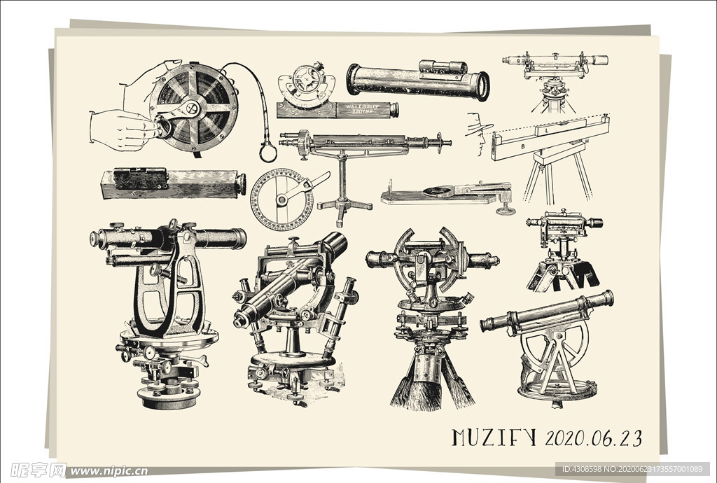 14款入望远镜仪器