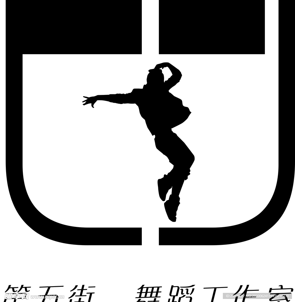 街舞舞蹈LOGO-人物