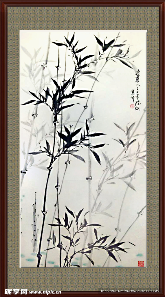 墨竹  二月春风