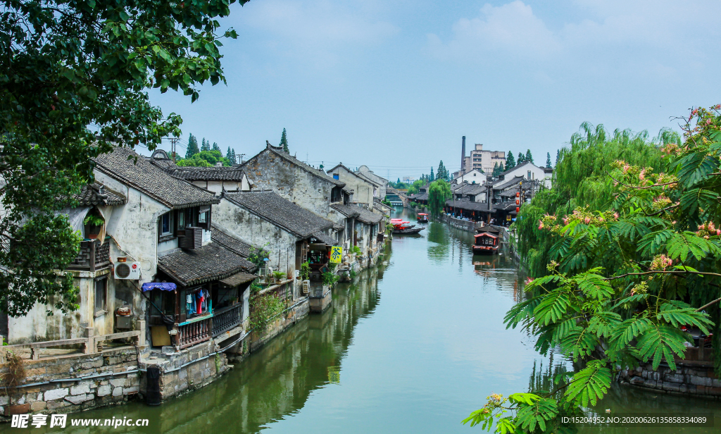 江南著名古镇枫泾古镇