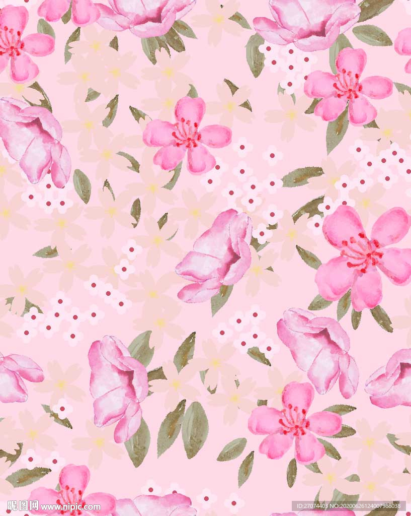 大牌花  手绘花