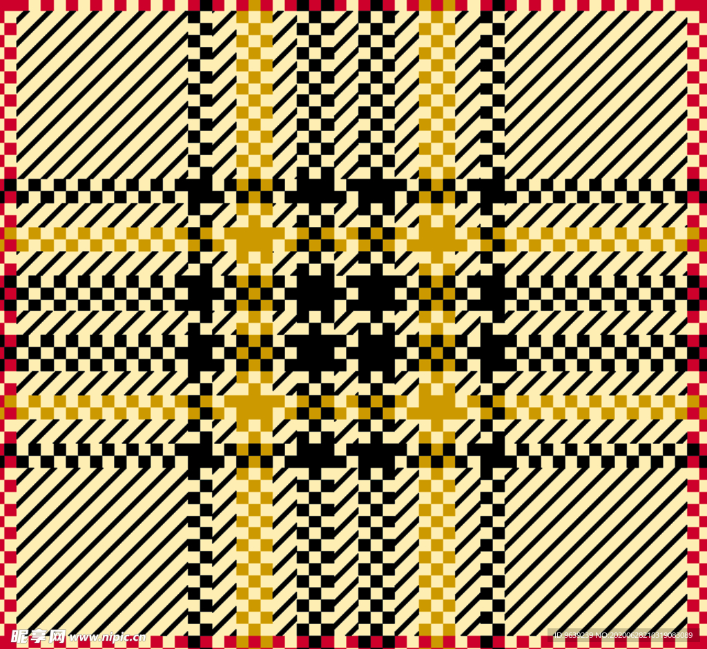 格子斜纹