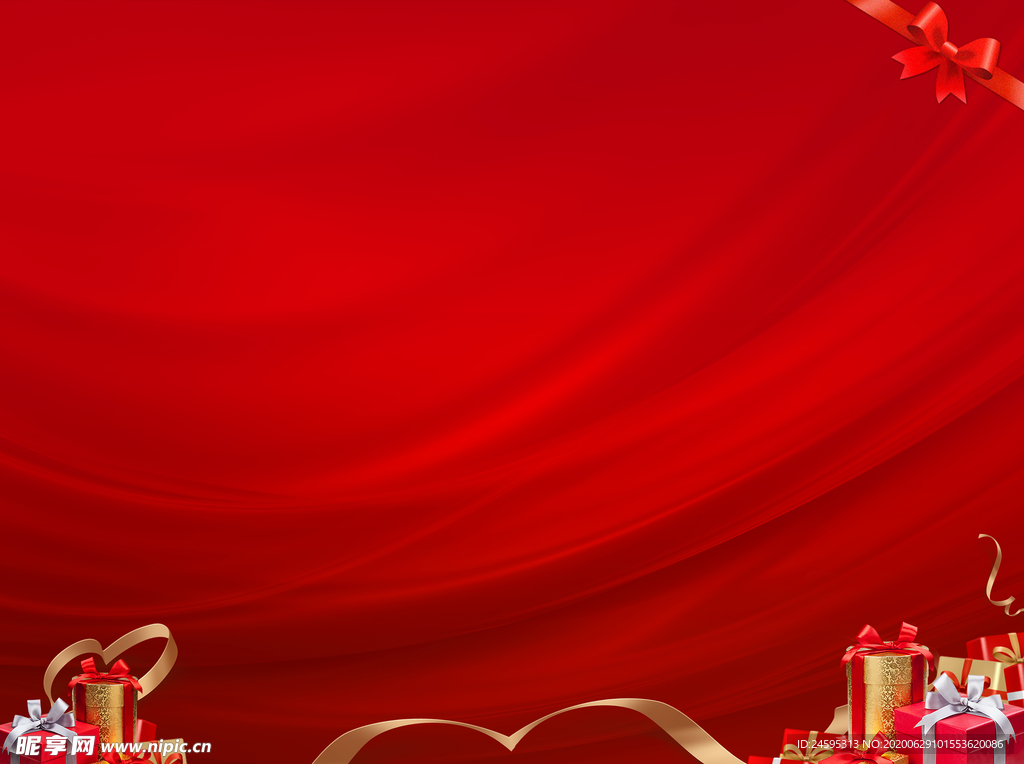 地产活动红色背景