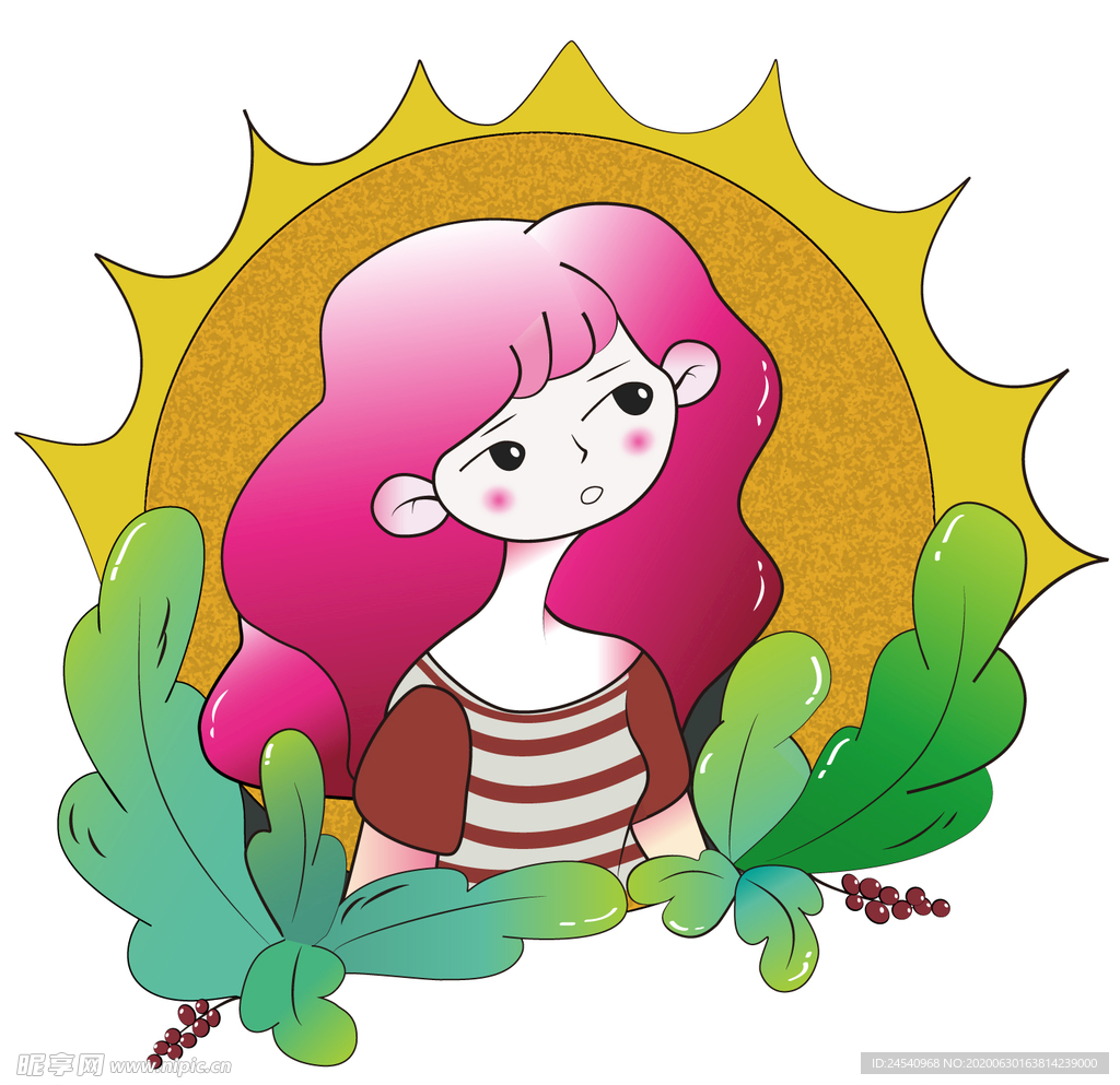 插画女孩