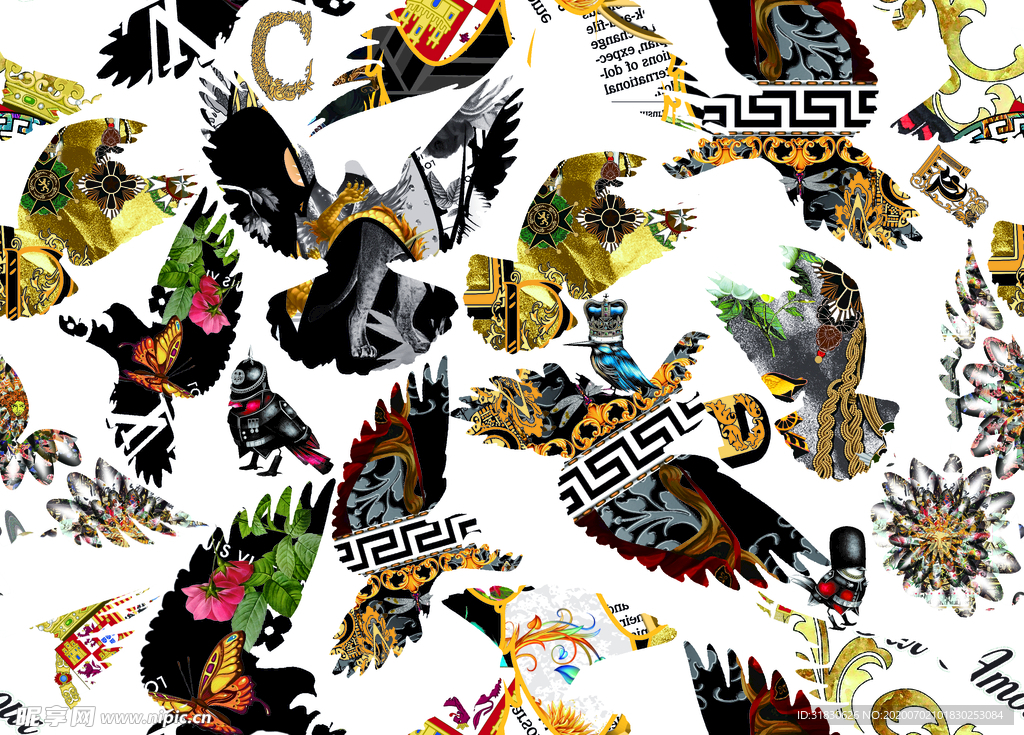 大牌男装 人头 头像 丝巾 卡