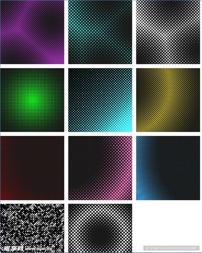 抽象半色调圆点背景