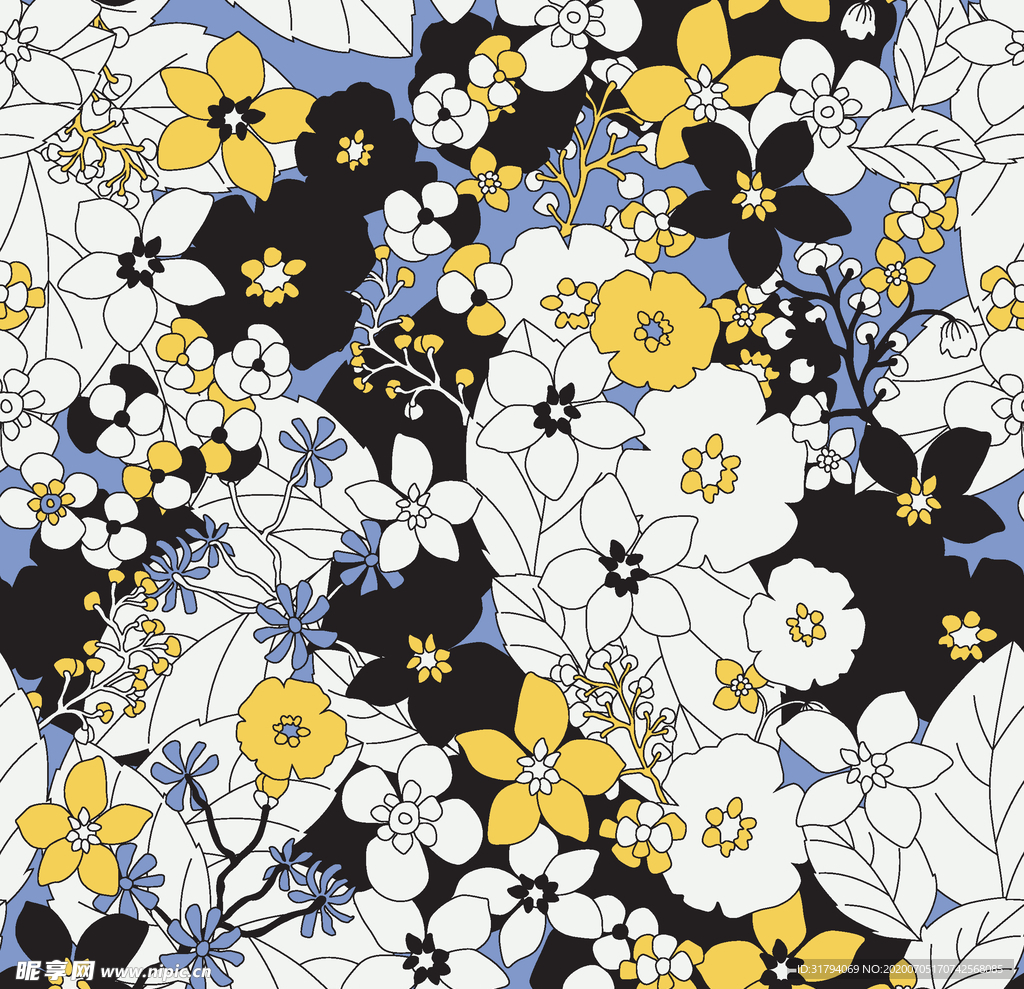 手绘花 玫瑰花 大牌花 乱花