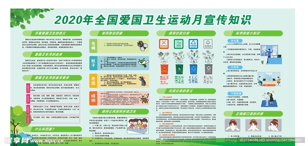 爱国卫生月图片