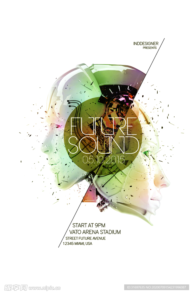 国外潮流促销时尚海报