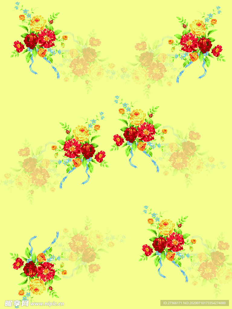 数码印花服装花型女装