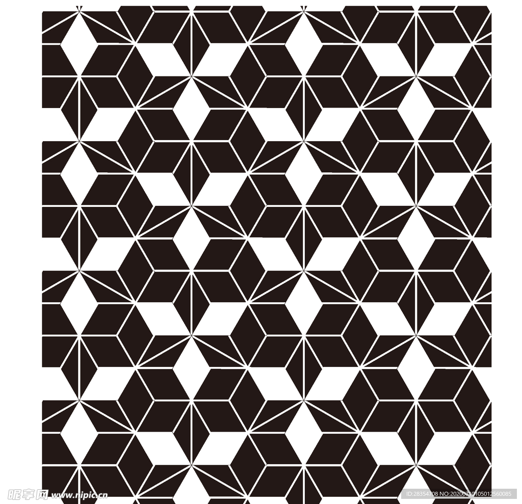 几何菱形图 潮流设计 立体