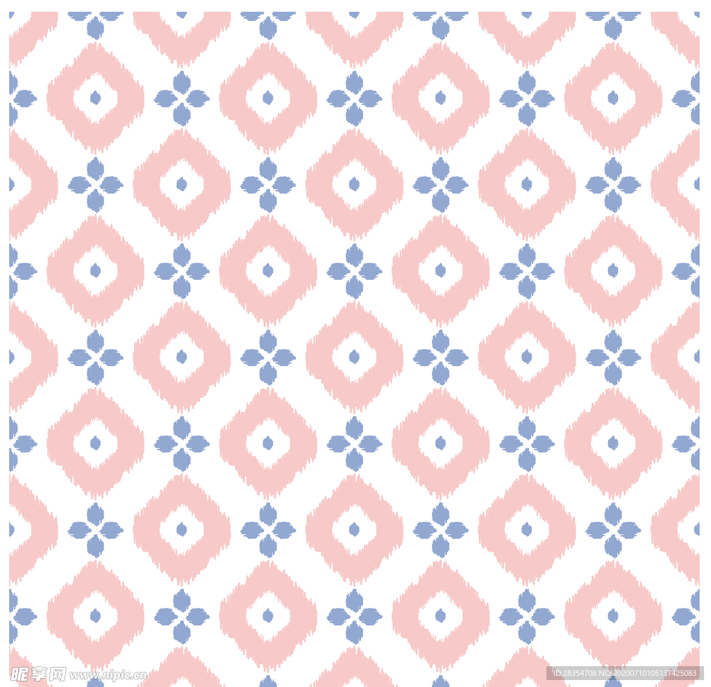 可爱粉 叶子 简约