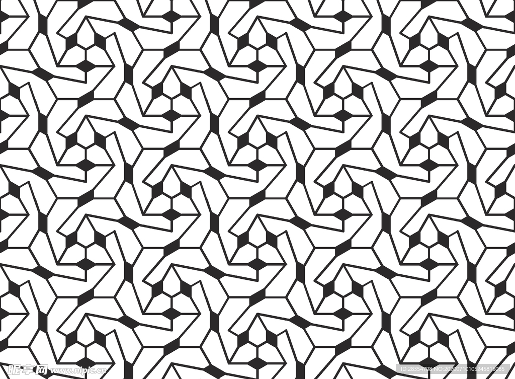 链条 曲线图 抽象 简约