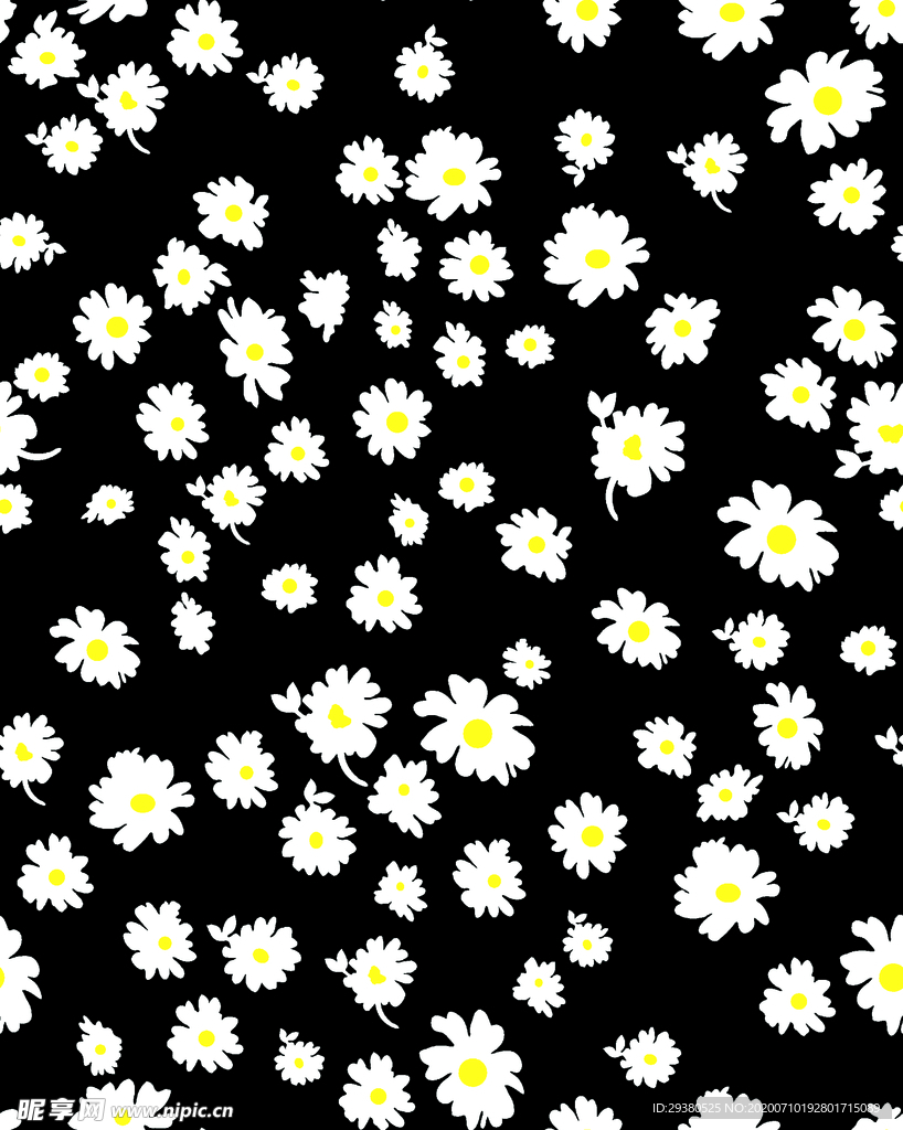 小碎花 大牌 印花 数码 花卉