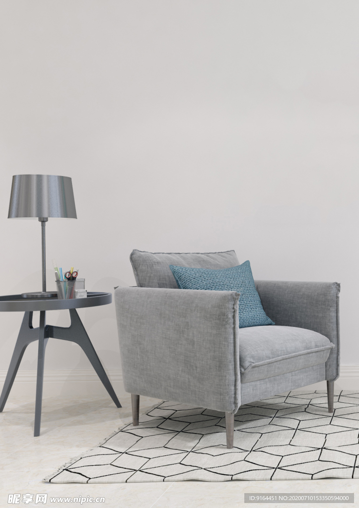 室内单色装饰照片素材