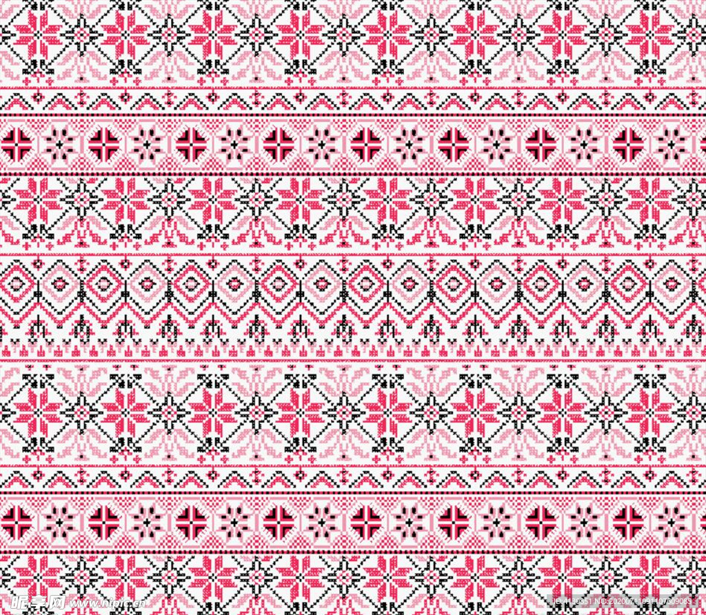 民族风 匹布 四方回位花  豹