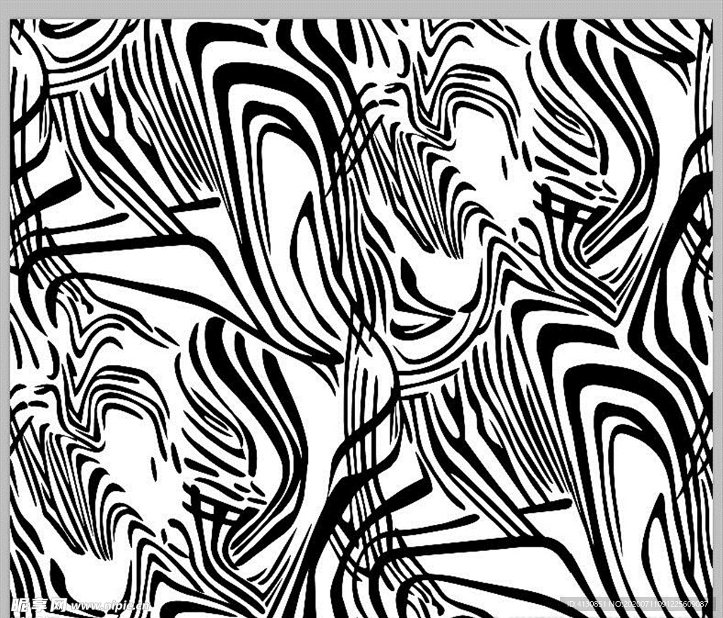 斑马纹 匹布 四方回位花