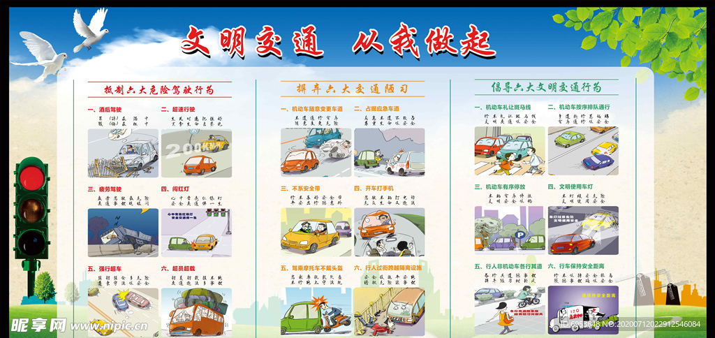 交通安全宣传栏