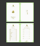 菜单 餐厅单 模板