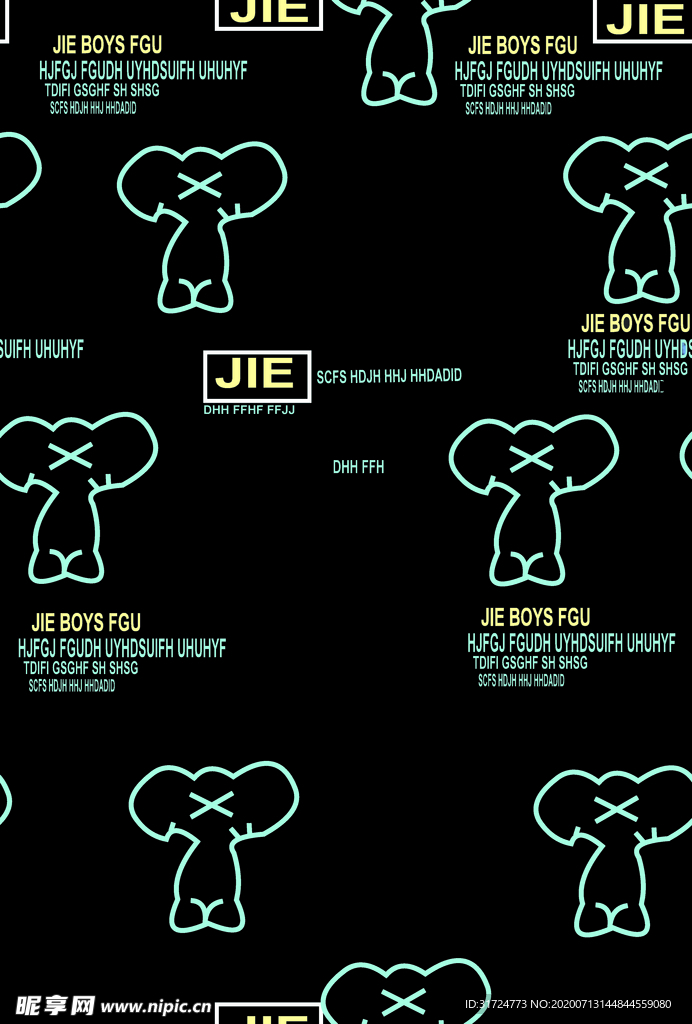 大牌 女装男装 数码印花