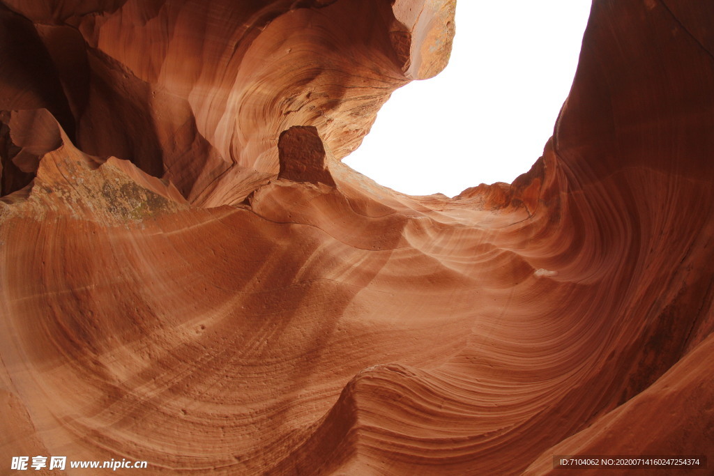 美国旅游 羚羊峡谷 洪水侵蚀