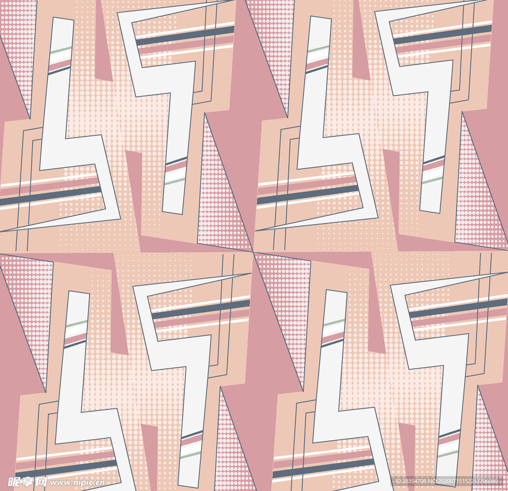 链条 几何 设计 大牌 图案