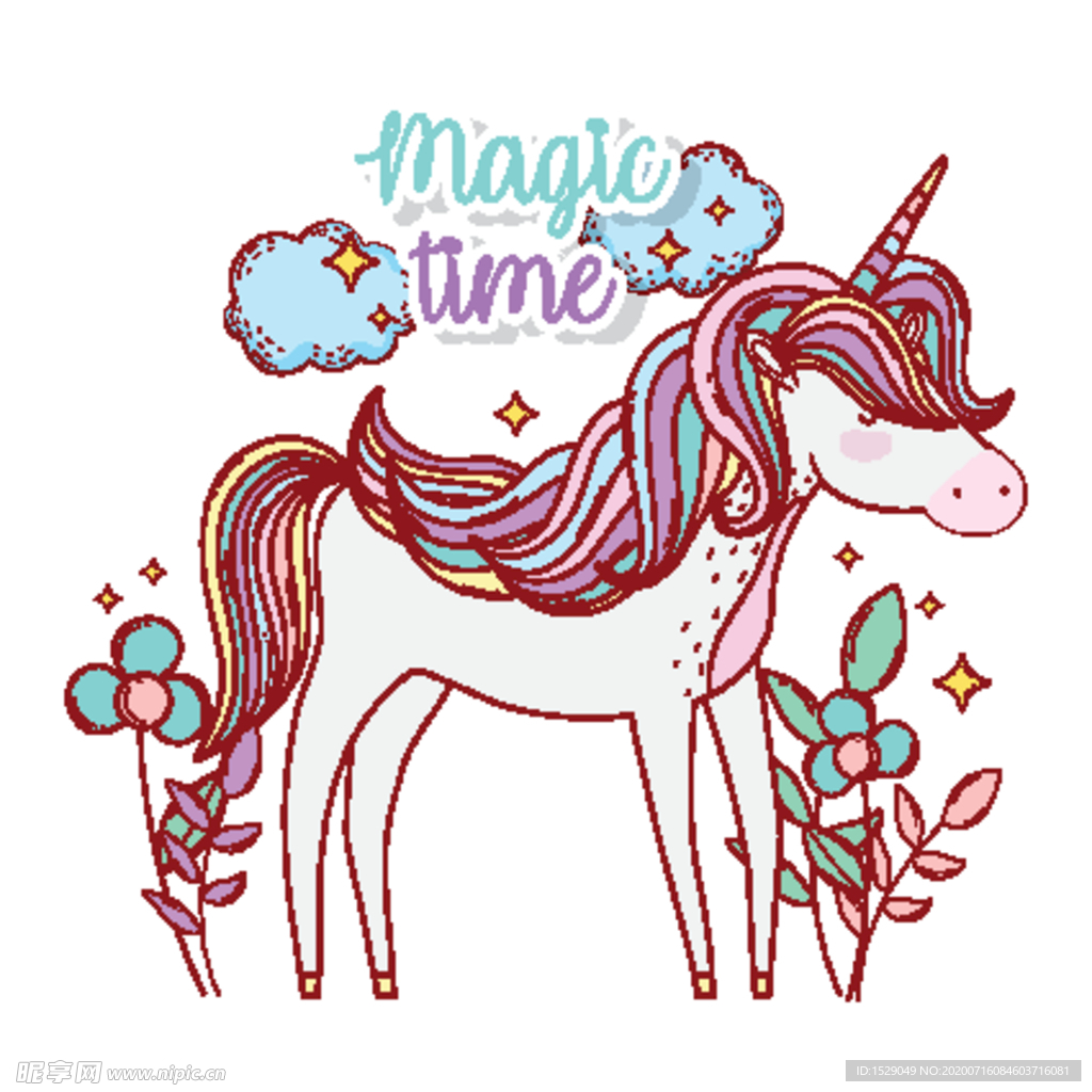 卡通独角兽